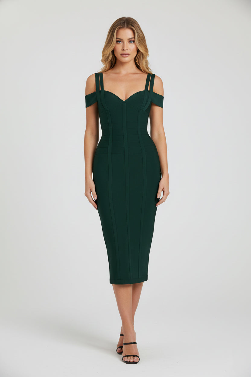 THE VERONA SCULPTED BANDAGE DRESS