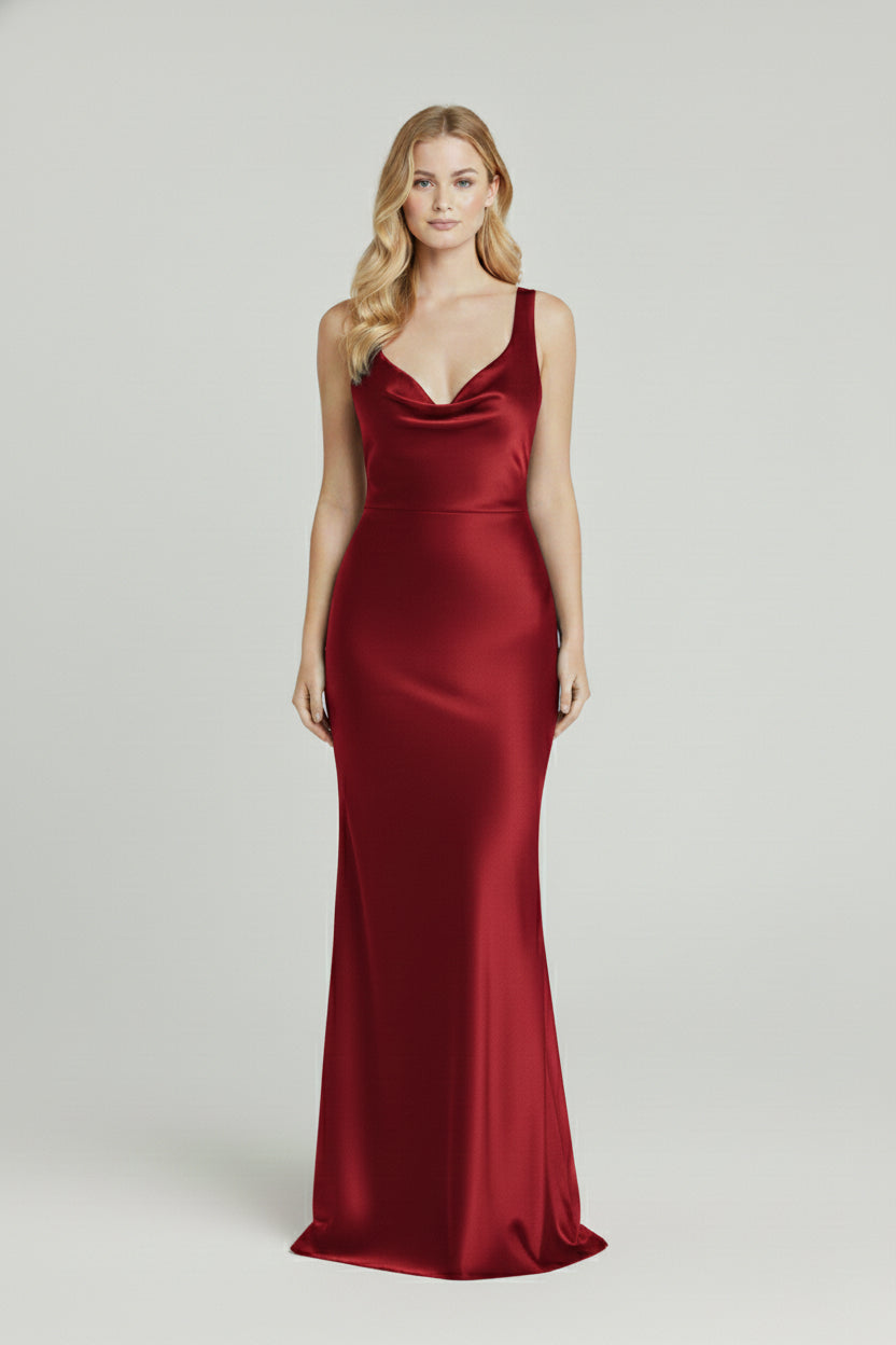 The Serena Open Back Gown