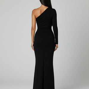 Nova One- Shoulder Knit Dress