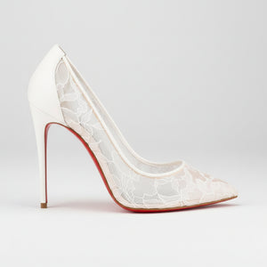 Scarlett Lace Pointed Stiletto Pumps