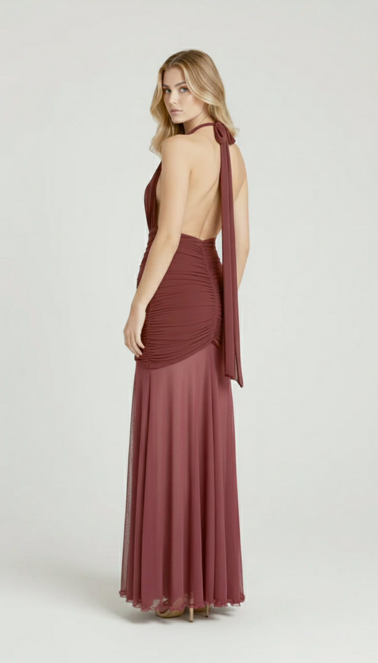 Seraphina Halter Gown