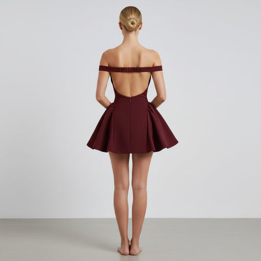 Catalina Off Shoulder Corset Mini Dress