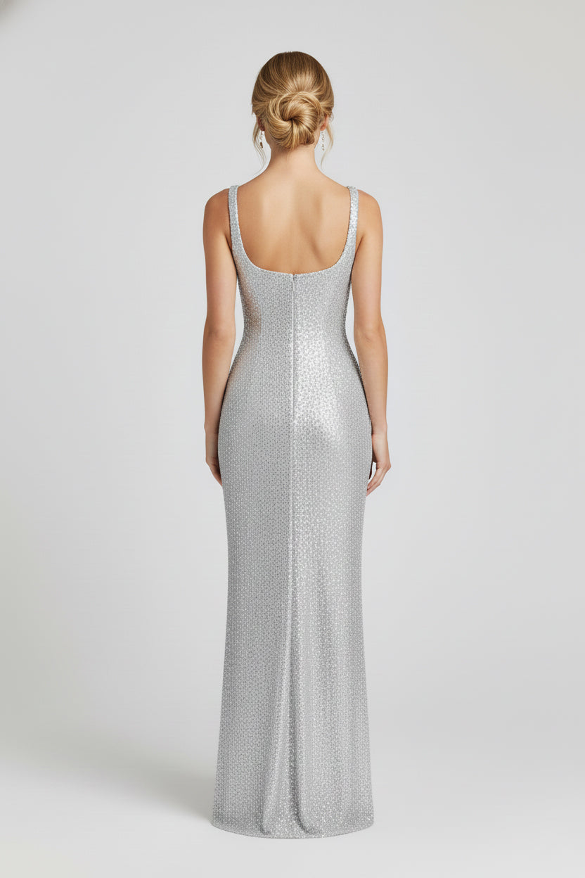 THE CELESTE SEQUIN SLIP DRESS