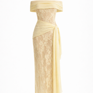 Kai Lace Off-Shoulder Maxi Dress