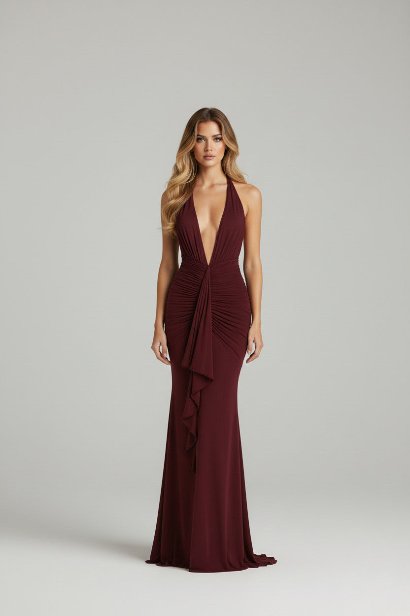 Seraphina Halter Gown