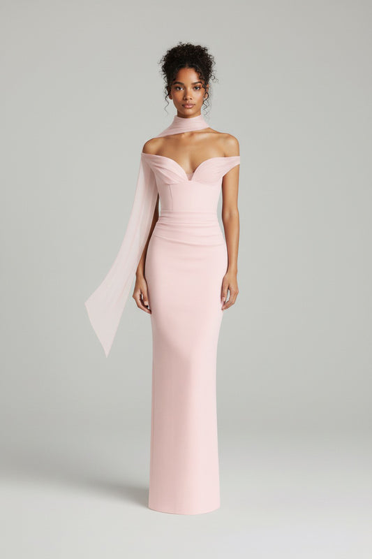 The Capri Scarf Gown