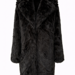 ARIA COAT — Longline Faux Fur Winter Coat