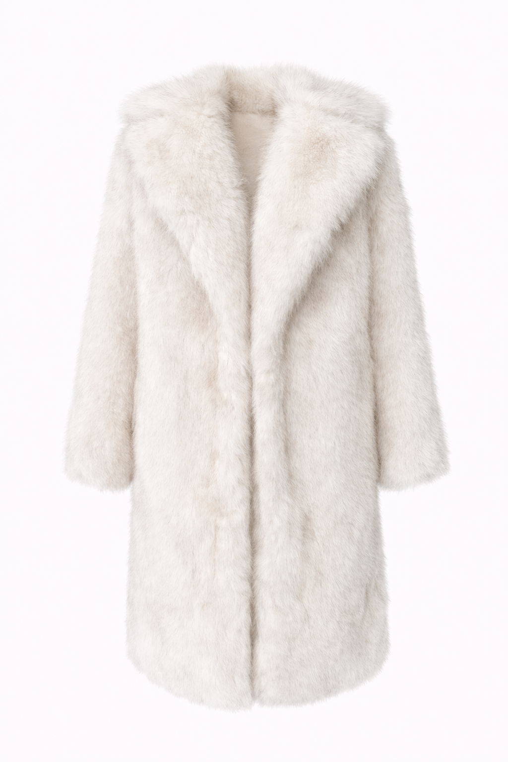 ARIA COAT — Longline Faux Fur Winter Coat