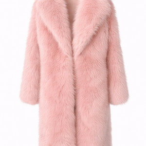 ARIA COAT — Longline Faux Fur Winter Coat
