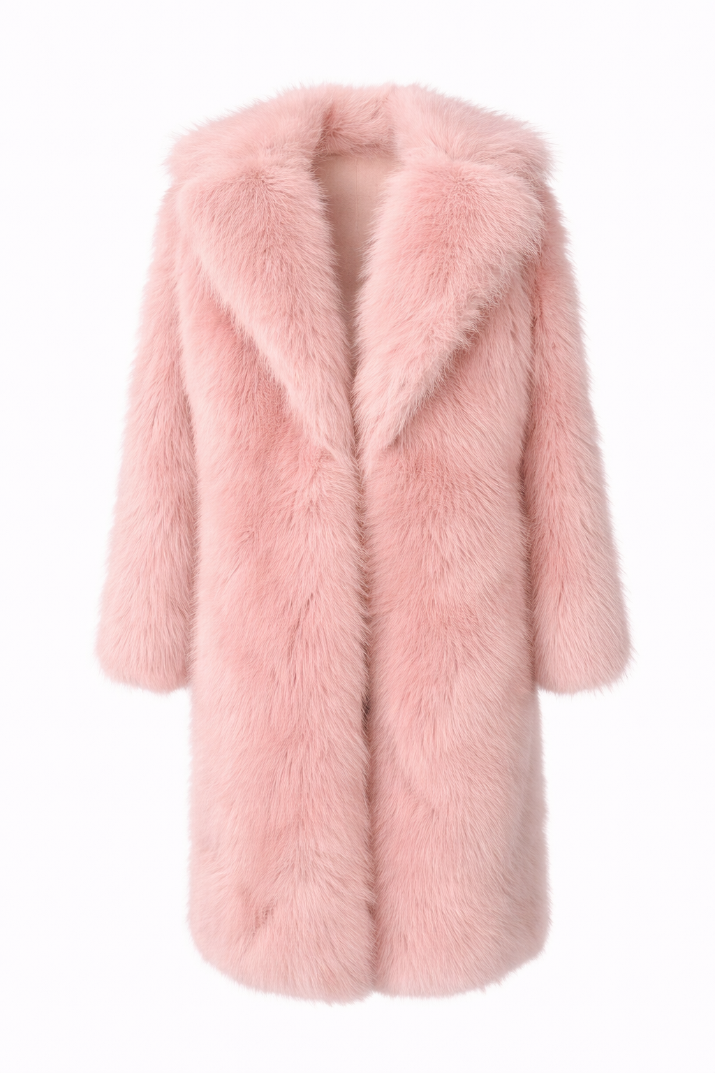 ARIA COAT — Longline Faux Fur Winter Coat
