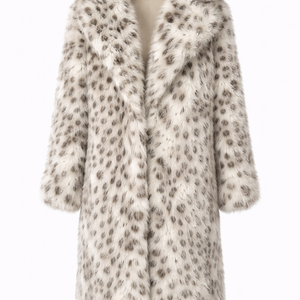 ARIA COAT — Longline Faux Fur Winter Coat
