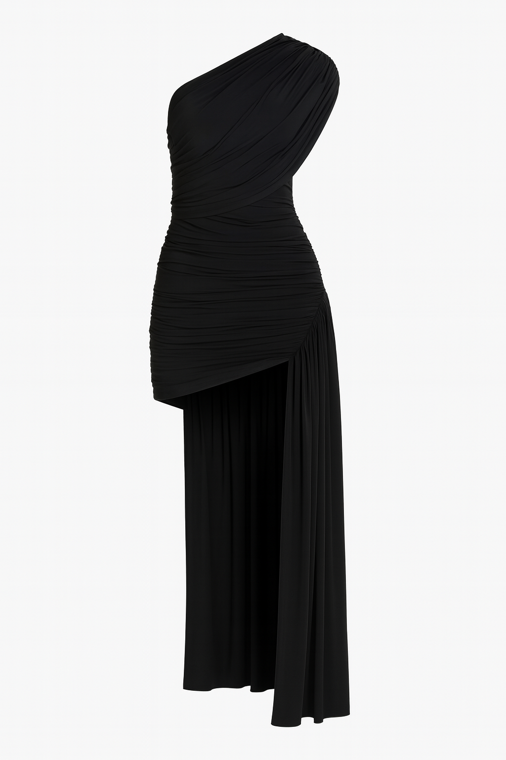 THE ALESSIA DRAPED ASYMMETRIC MINI