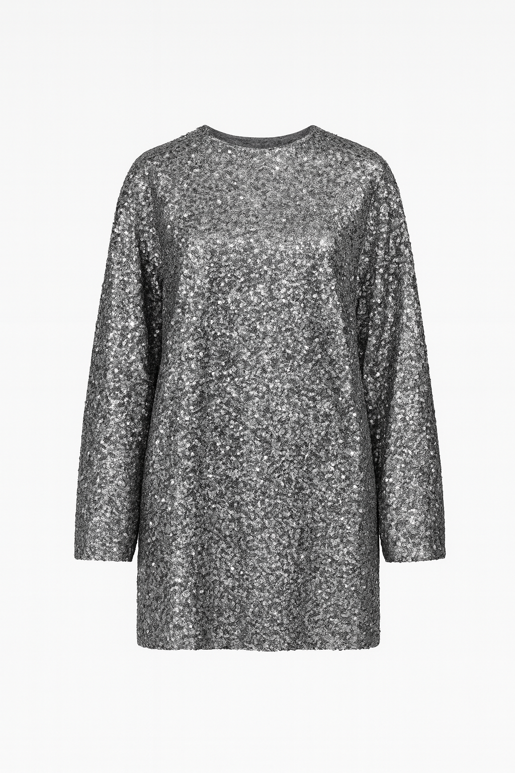 The “Elena” Sequined Bow-Back Mini  Dress