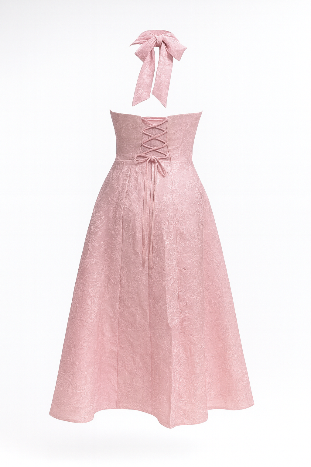 Sofia Halter Midi  Dress