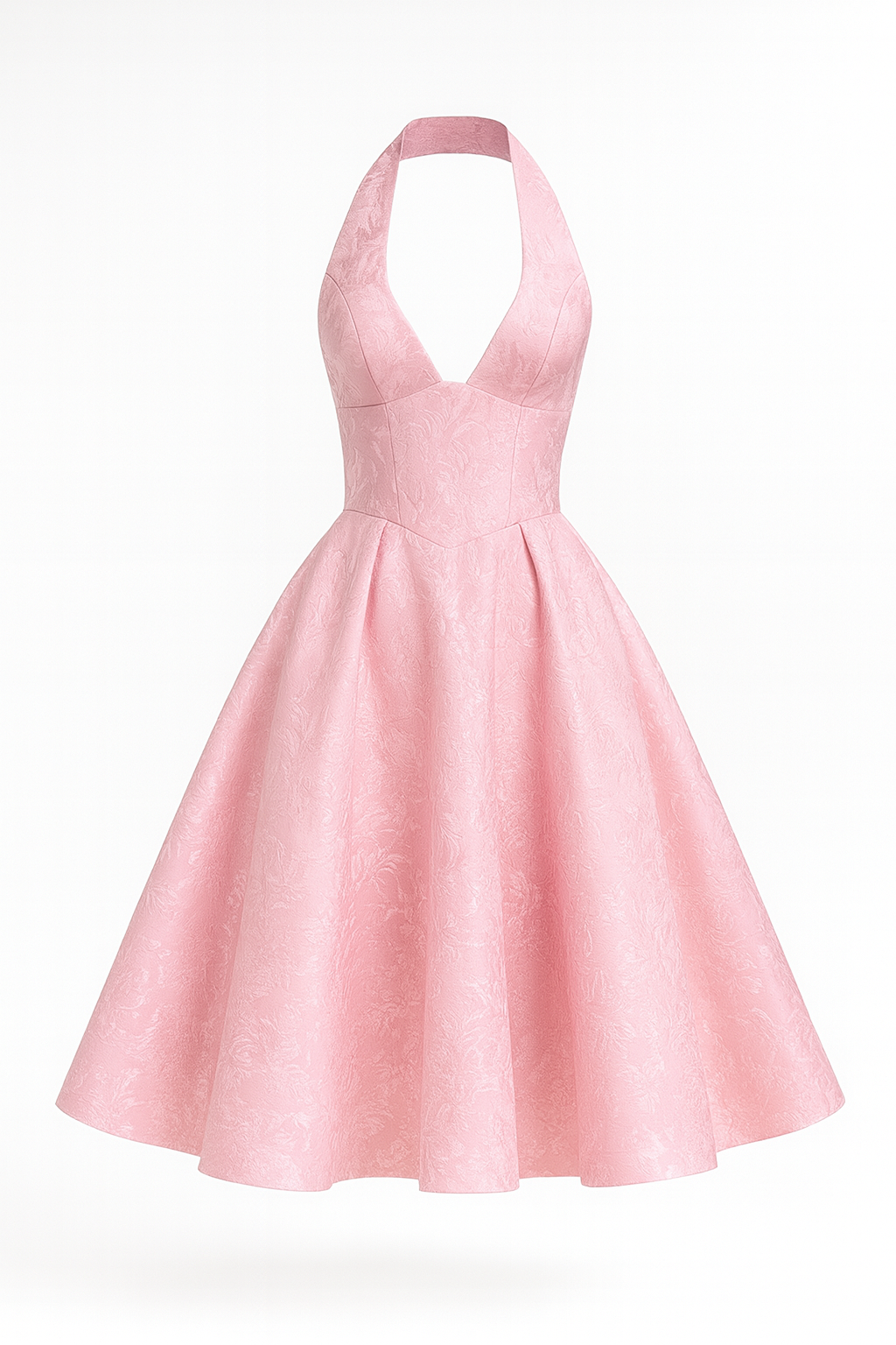 Sofia Halter Midi  Dress