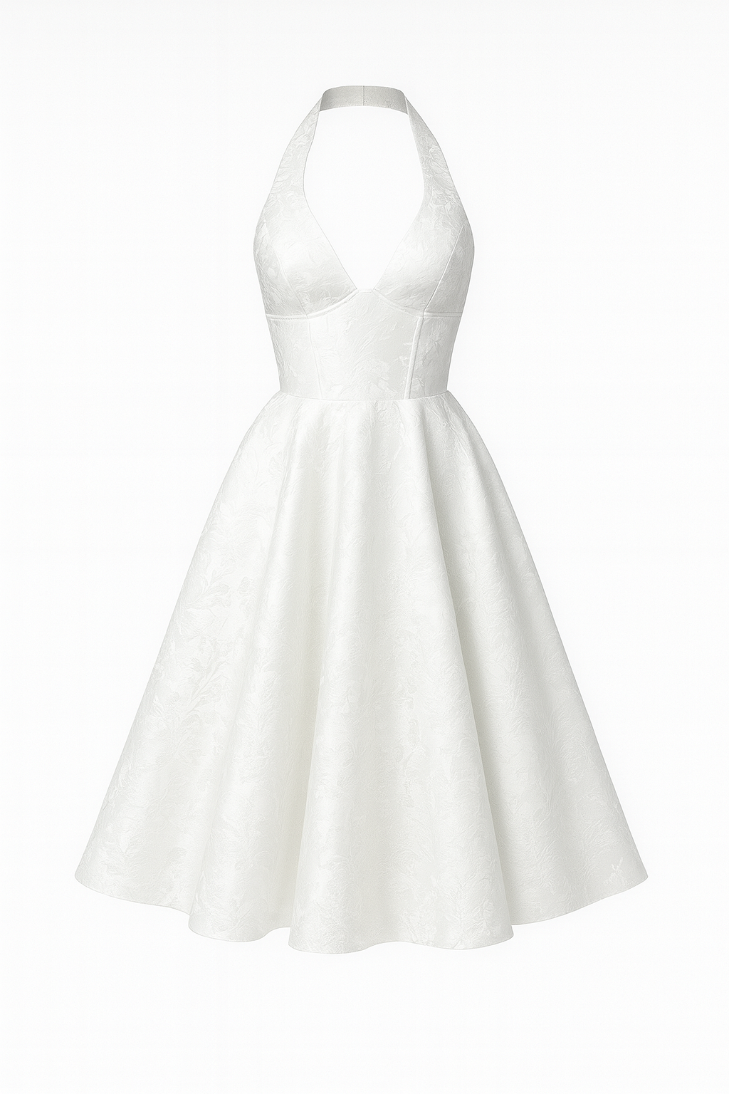 Sofia Halter Midi  Dress