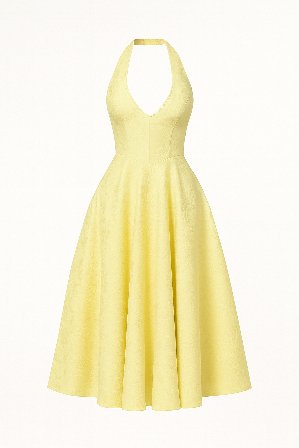 Sofia Halter Midi  Dress