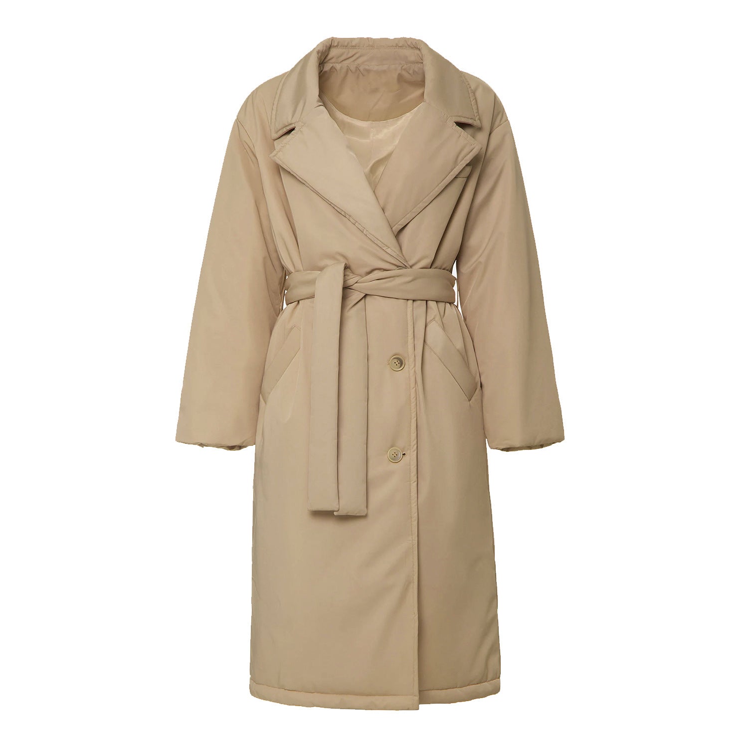 Elara Belted Long Coat