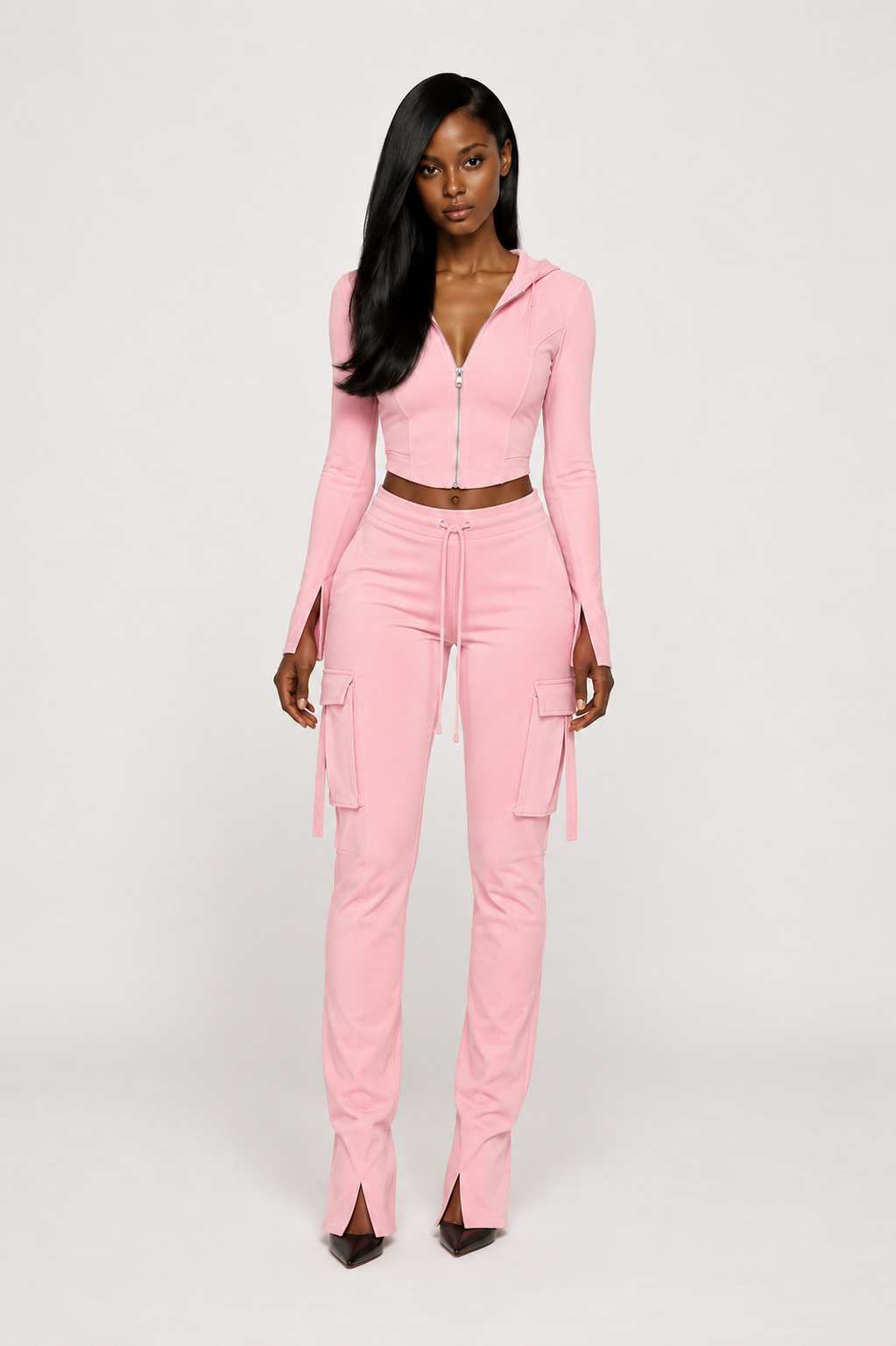 Contour Cargo — Pink front model