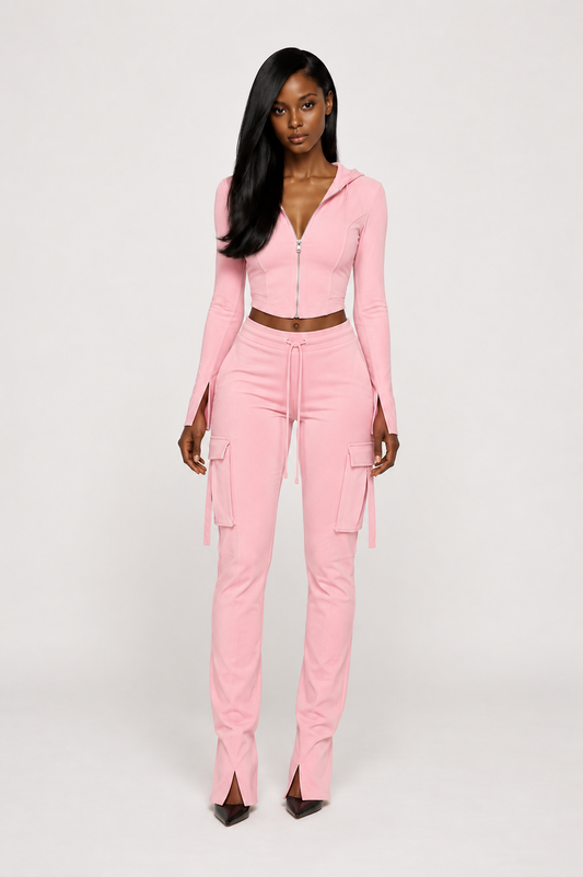 Contour Cargo — Pink front model
