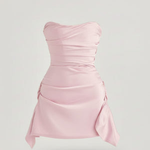 LUNA DRESS — Strapless Summer Mini