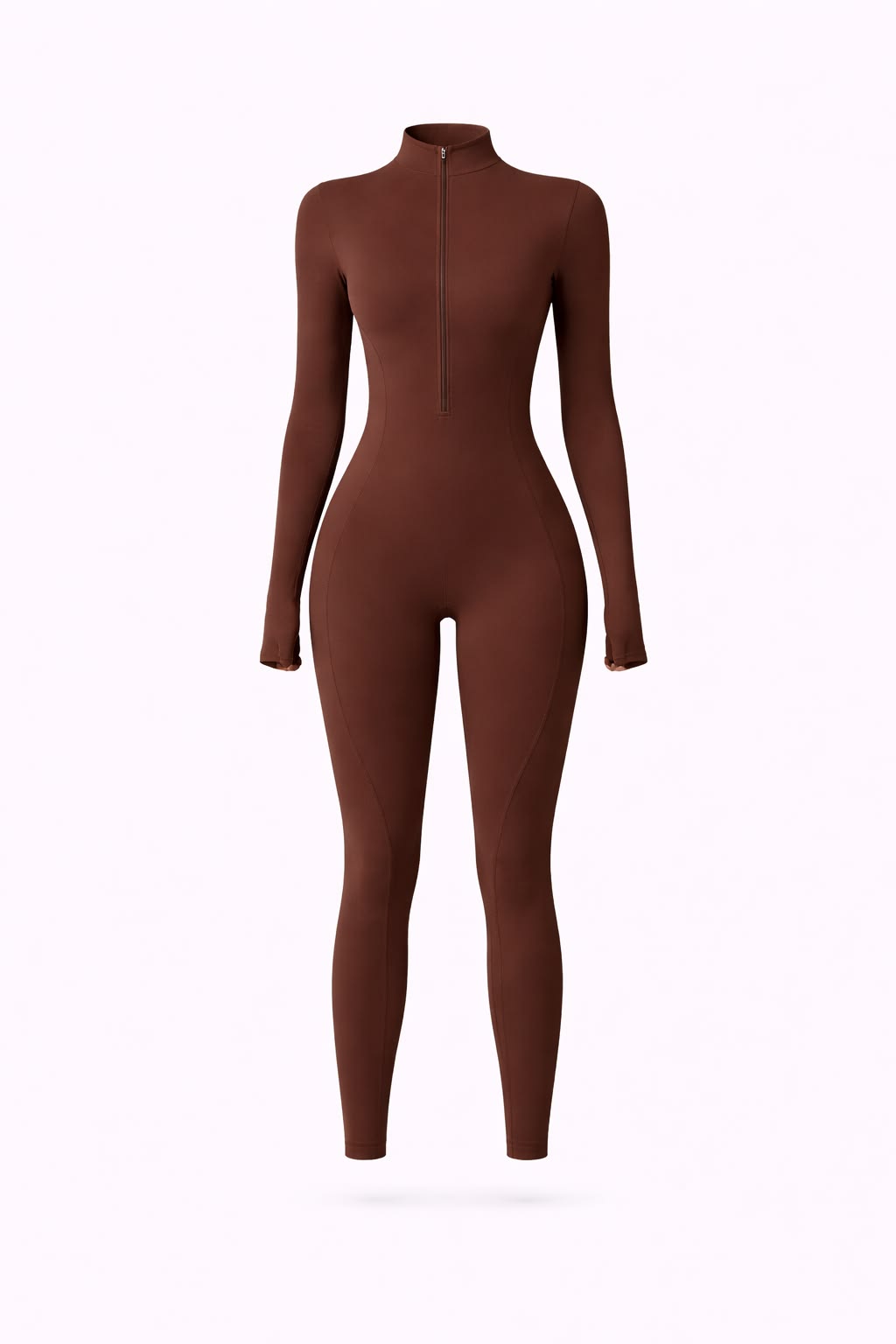 Winter Fleece-gefütterter Yoga-Overall Langarm Warm