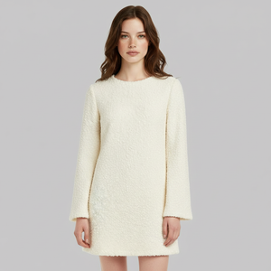 The “Elena” Sequined Bow-Back Mini  Dress