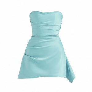 LUNA DRESS — Strapless Summer Mini