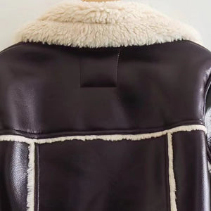 The Mara Cropped Shearling Jacket