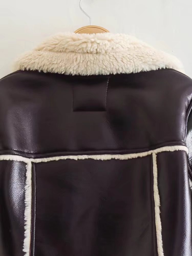 The Mara Cropped Shearling Jacket